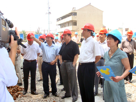 常州市人大及武進(jìn)區(qū)人大領(lǐng)導(dǎo)蒞臨武進(jìn)項(xiàng)目施工現(xiàn)場檢查指導(dǎo)