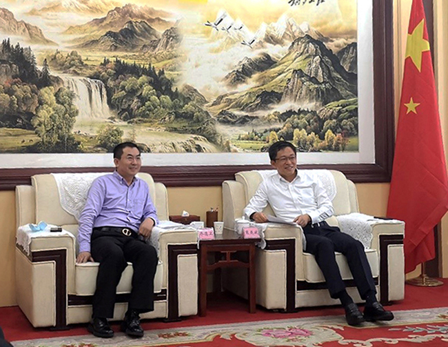 綠色動力總裁喬德衛(wèi)拜訪朔州市長熊燕斌